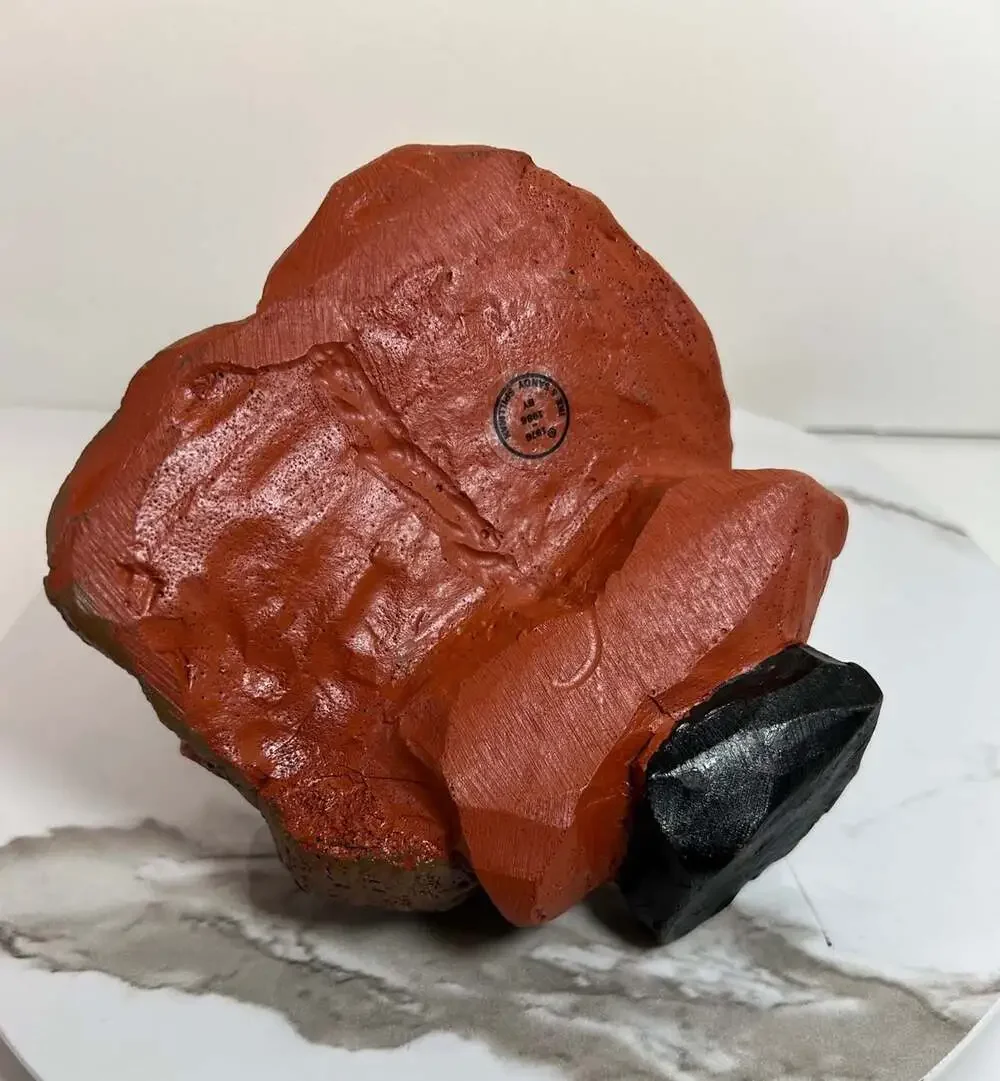 Spillman Resin Folk Art Santa Sculpture